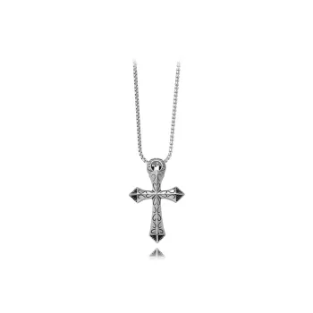 LuluCanaan Titanium Steel Necklaces Men's