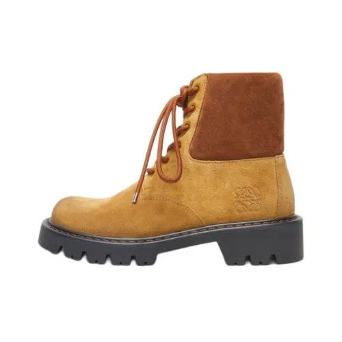 LOEWE Sierra Ankle Boots 3cm Women's Brown