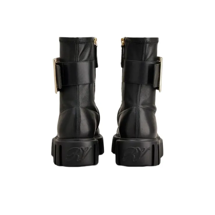Roger Vivier Ankle Boots 3cm Women's Black-4