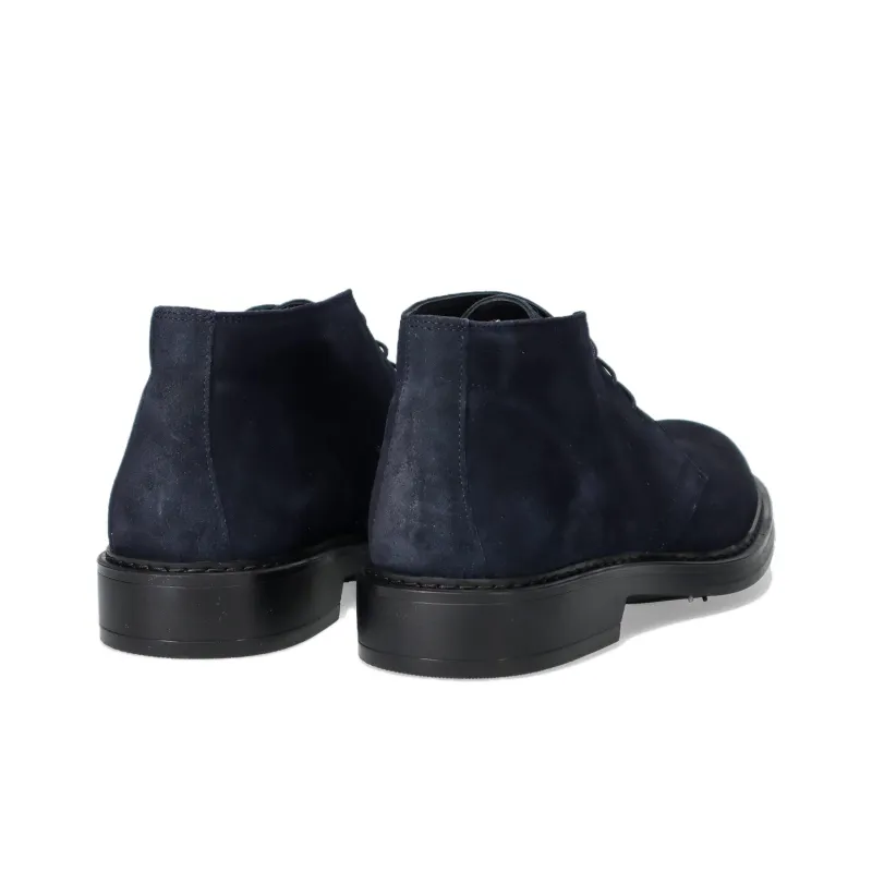 HOGAN Round Toe Lace Up Desert Boots-5