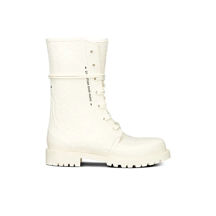 DIOR DiorCamp Ankle Boots Women's White-1