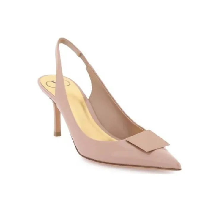 Valentino Garavani Roman Stud Pointed Toe Pumps-3