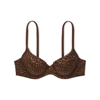 Victoria's Secret BODY BY VICTORIA Bra Women's Brown Leopard Print