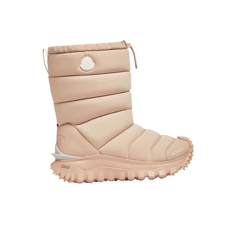Moncler Trailgrip Après Short Snow Boots Women's Beige-1