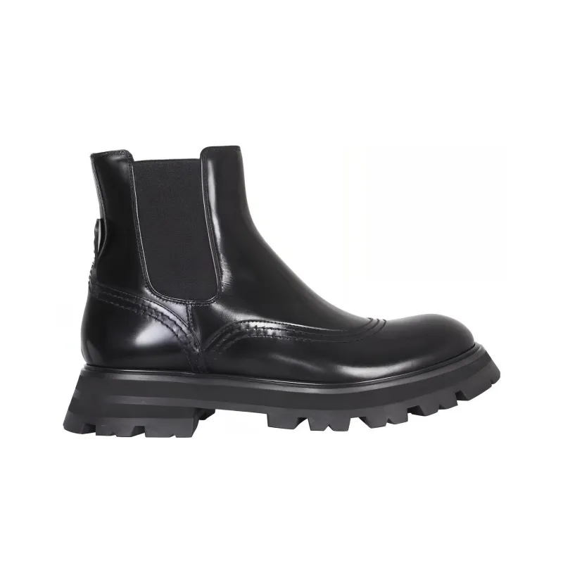 Alexander McQueen Wander Chelsea Boots 'Core Black' Women's-1