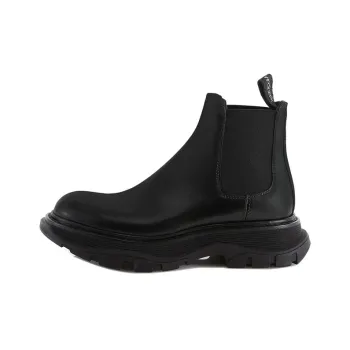 Alexander McQueen Chunky Sole Chelsea Boots Black Women's