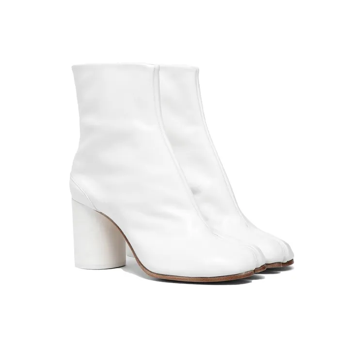 Maison Margiela Tabi Ankle Boots Women's Pure White-3