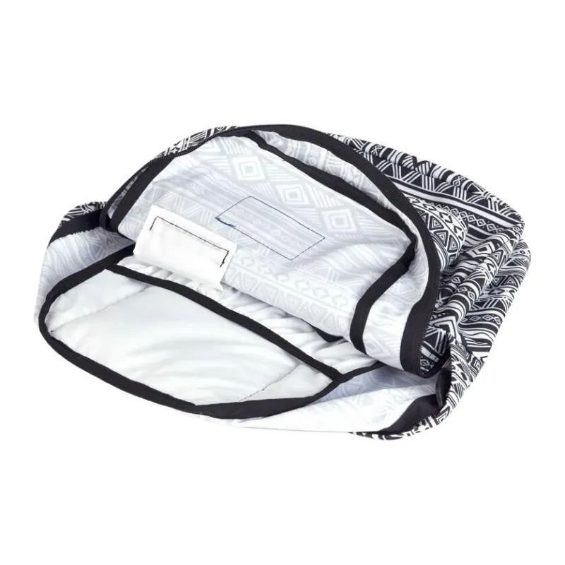 JanSport Fabric Backpack Medium Size Unisex Black & White-3
