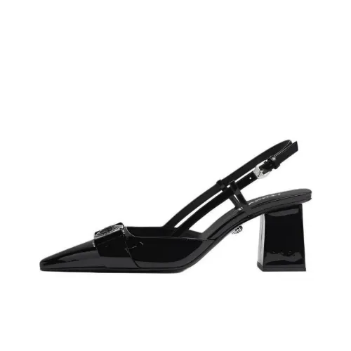 VERSACE Medusa Head Leather Pumps
