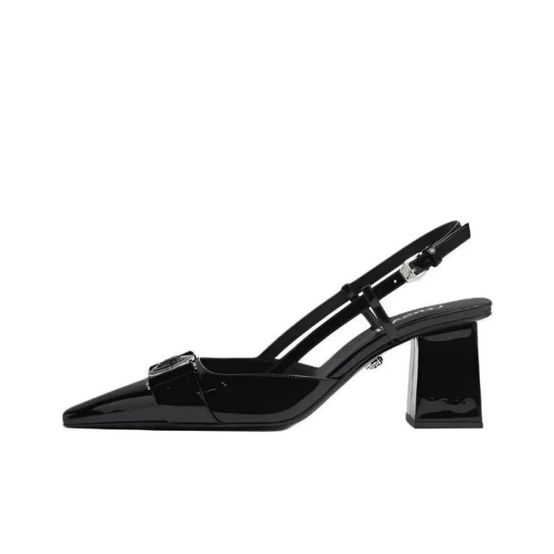 VERSACE Medusa Head Leather Pumps-0