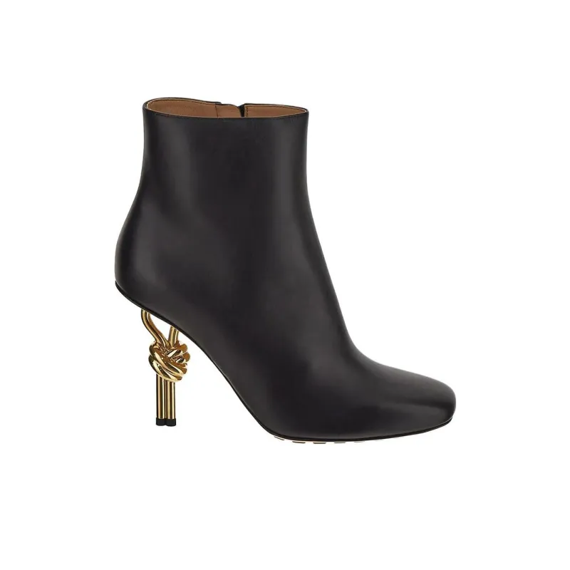 Bottega Veneta Square Toe Ankle Boots Women's-1