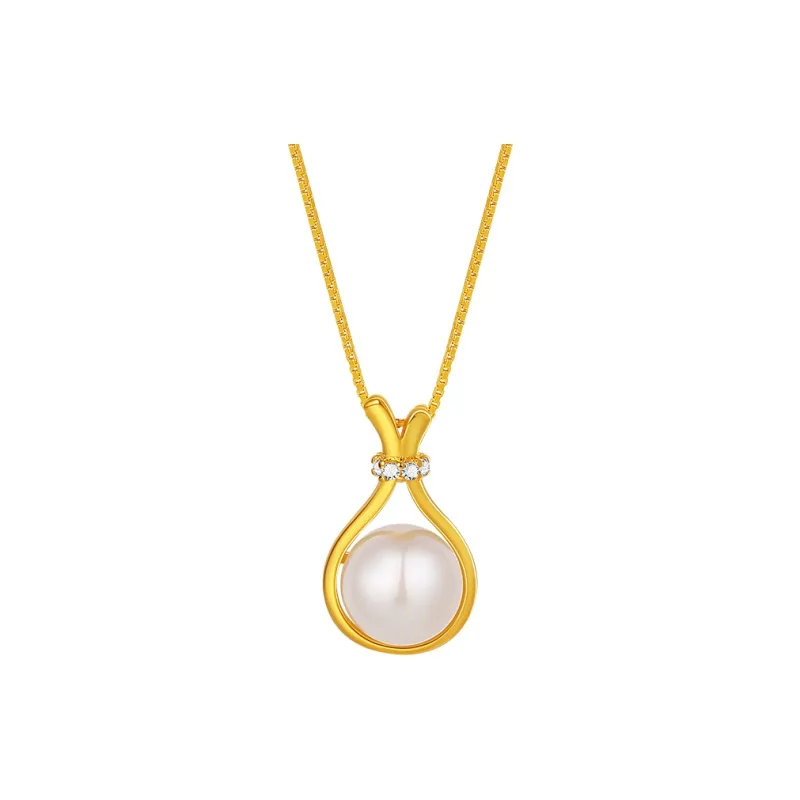 Chinese Jewelry Freshwater Pearl Necklaces Women's-0