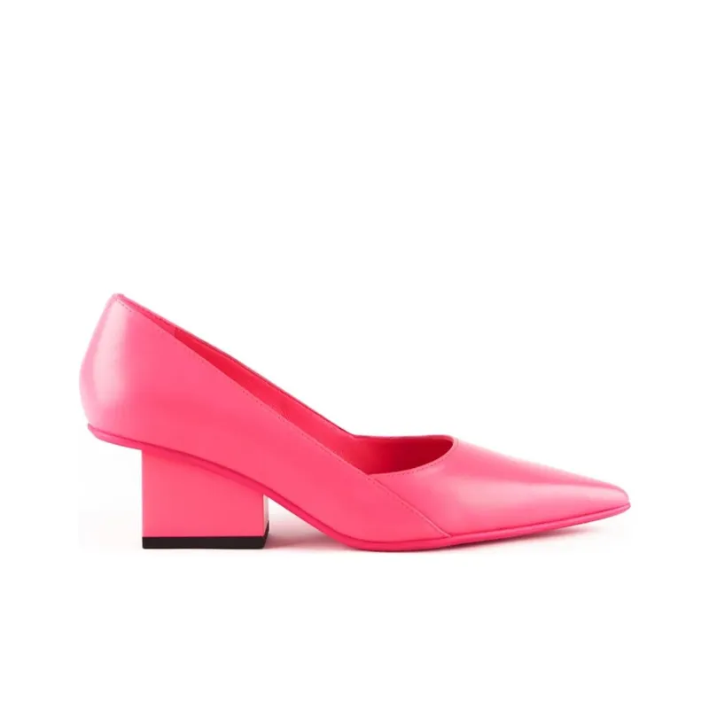 UNITED NUDE RAILA PUMP Block Heel High Heels 6cm Women's Pink-1