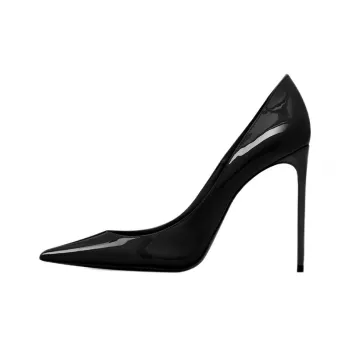SAINT LAURENT Zoe Slim Heel High Heels Women's Black