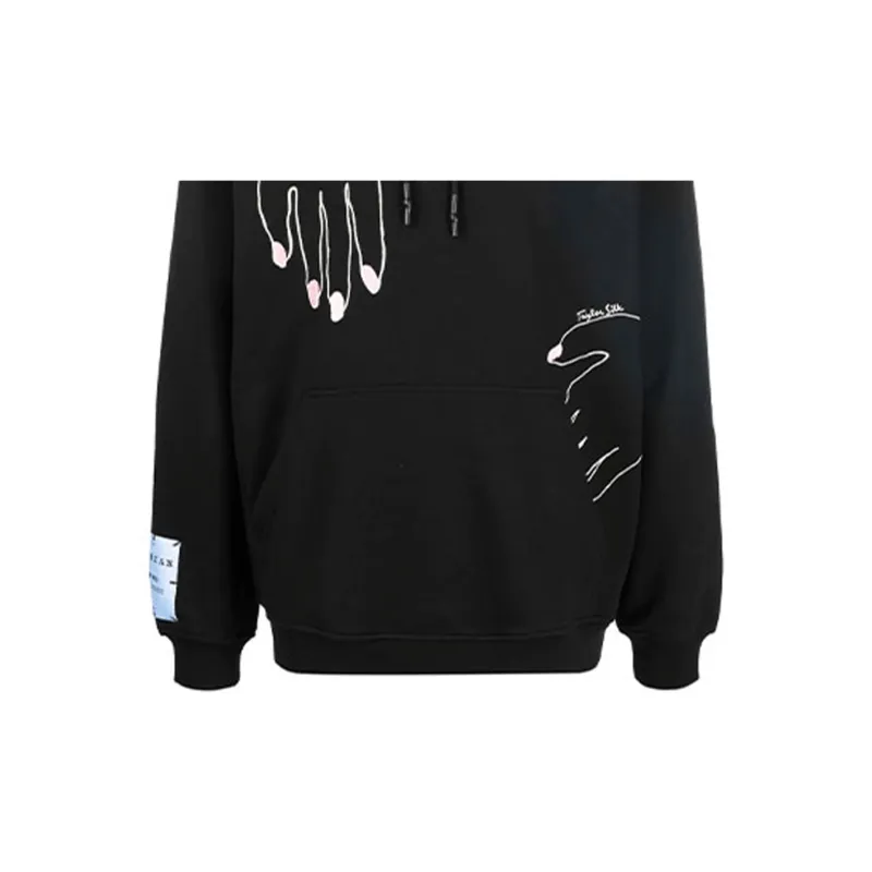 McQ Alexander McQueen Hand print Cotton Hoodie-5