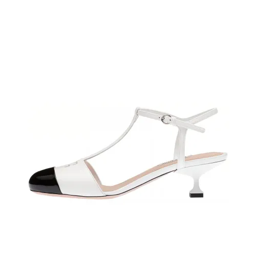 MIU MIU Cone Heel High Heels Women's Black