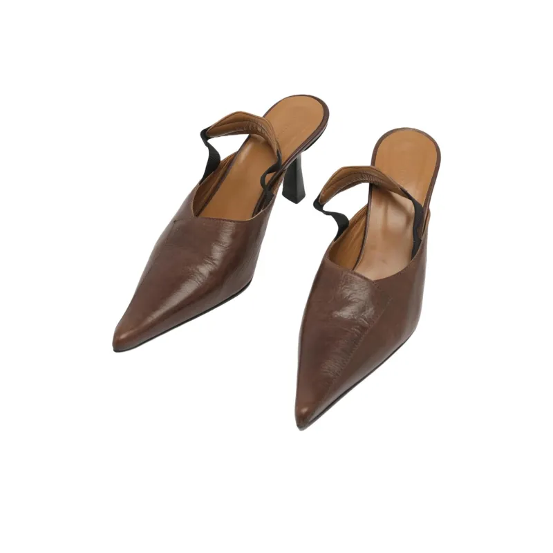 OUR LEGACY Woodstock High Heels 9cm Women's Brown-2