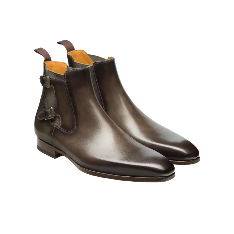 Magnanni Caspe Short Chelsea Boots Men's Taupe-2