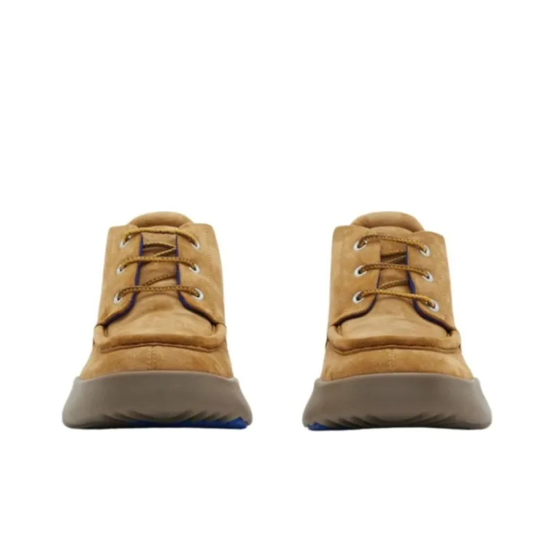 Burberry Ankle Boots Men's Brown-2