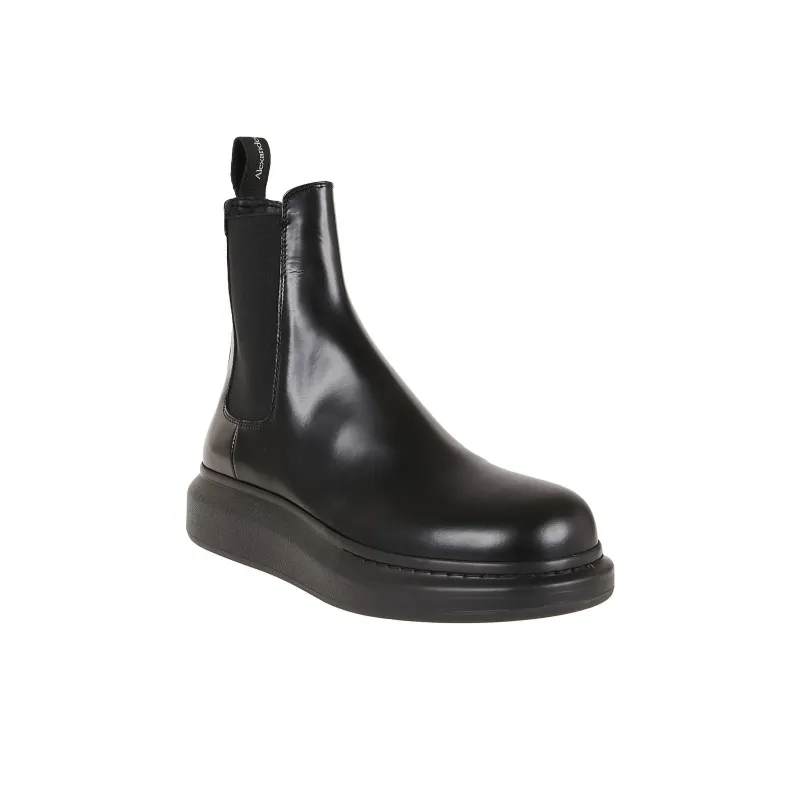 Alexander McQueen Hybrid Chelsea Boot Black Women's-1