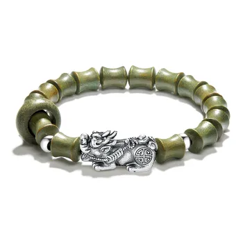 North Cain Green Sandalwood Bracelets Unisex