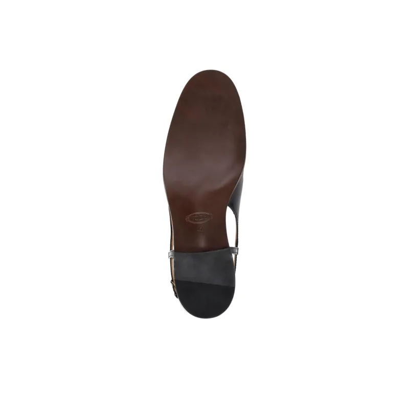TOD'S Chunky Heel High Heels Women's Black-4