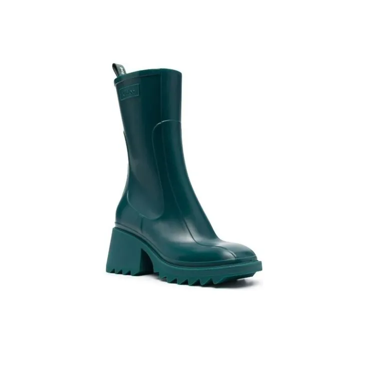 Chloe Crew Chelsea Boots Women's Green-2