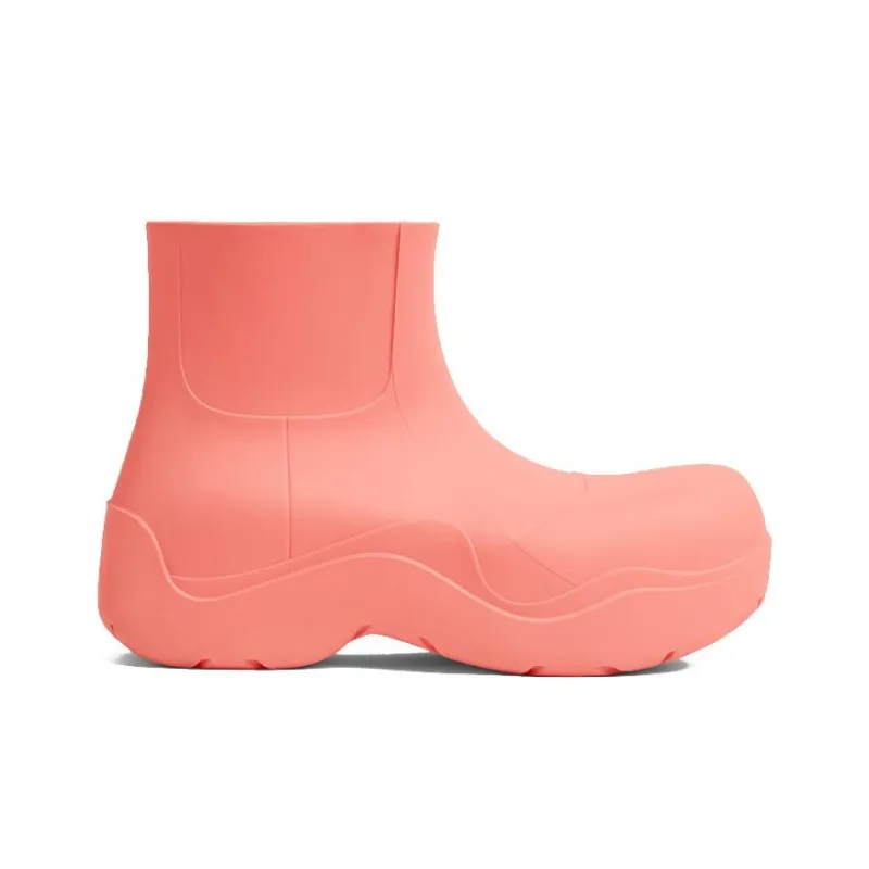 Bottega Veneta Puddle Ankle Boots Women's Pink-1
