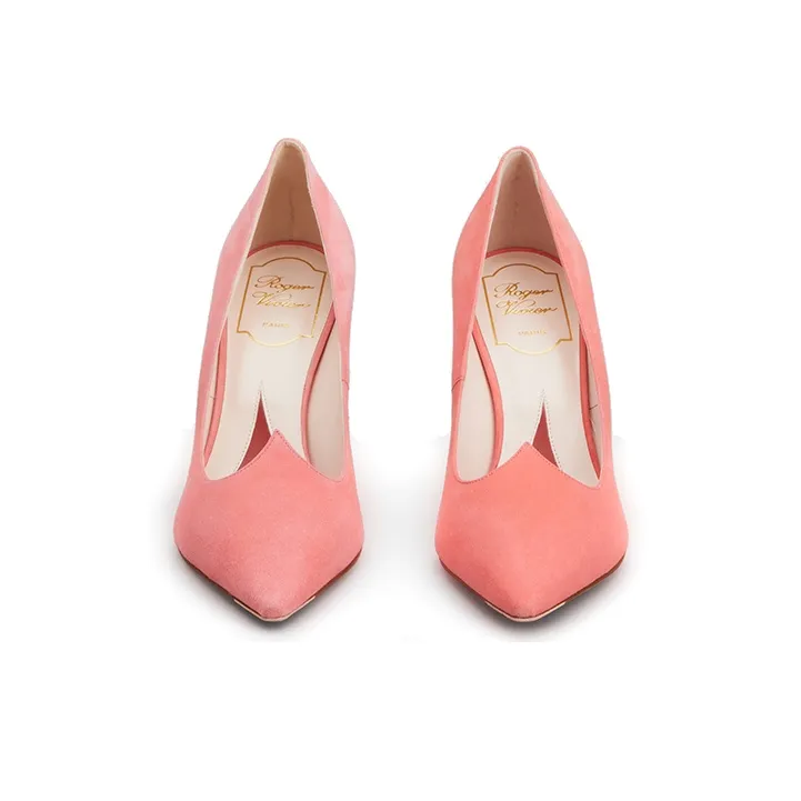 Roger Vivier Slim Heel High Heels 8.5cm Women's Pink-2