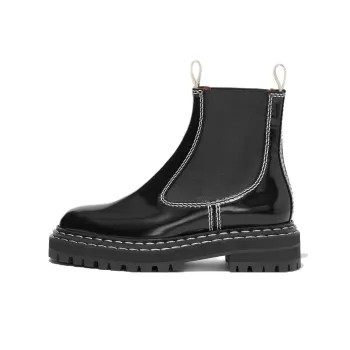 PROENZA SCHOULER Polished Leather Chelsea Boots