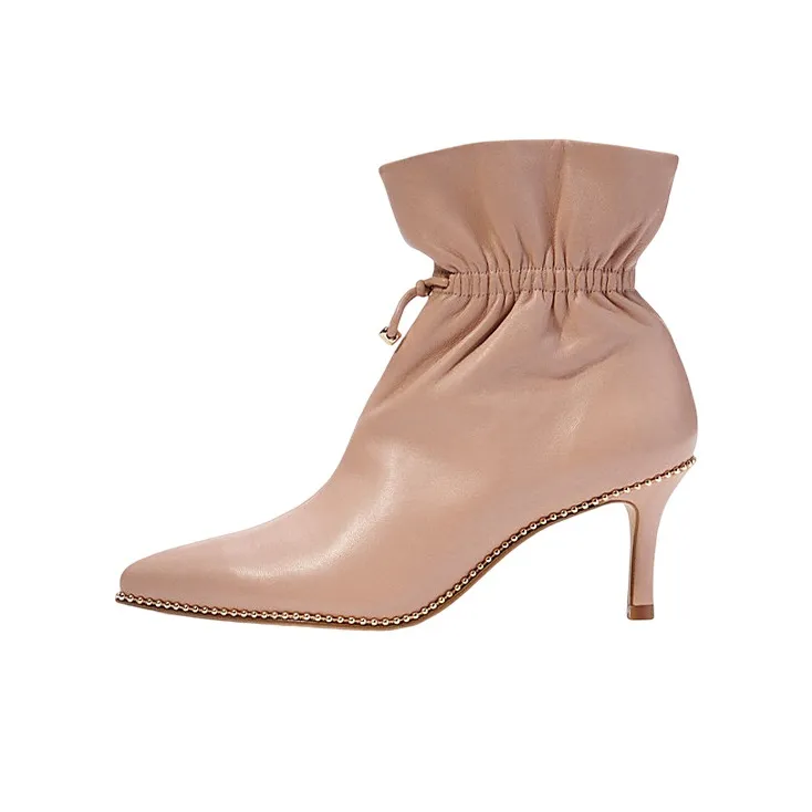 COACH Ankle Boots 6.5cm Women's Nude-0