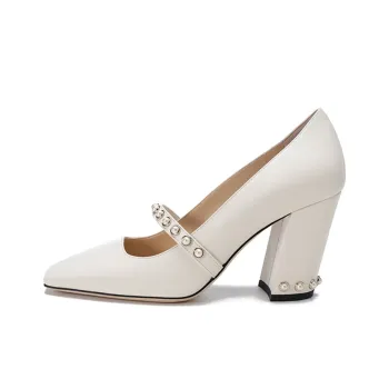 Jimmy Choo High Heels Women's Milk White