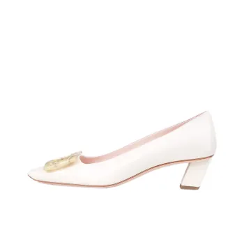Roger Vivier Belle Vivier High Heels Women's Cream