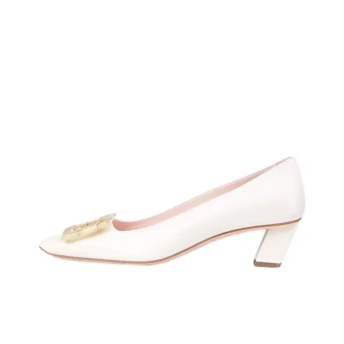 Roger Vivier Belle Vivier High Heels Women's Cream