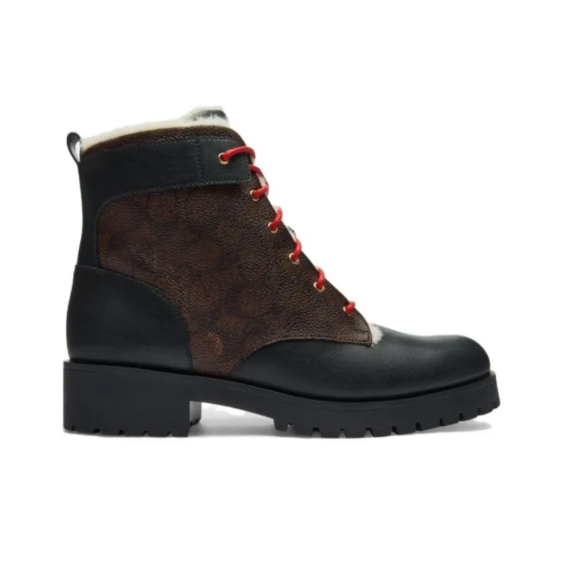 COACH Lorraine Ankle Boots 6.5cm Women's Black-1