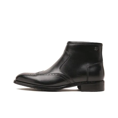 S. T.DUPONT Ankle Boots Men's Black
