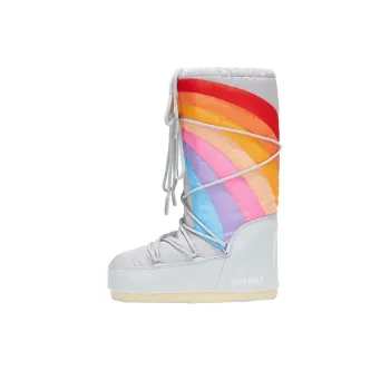 Moon Boot Logo Rainbow print Snow Boots