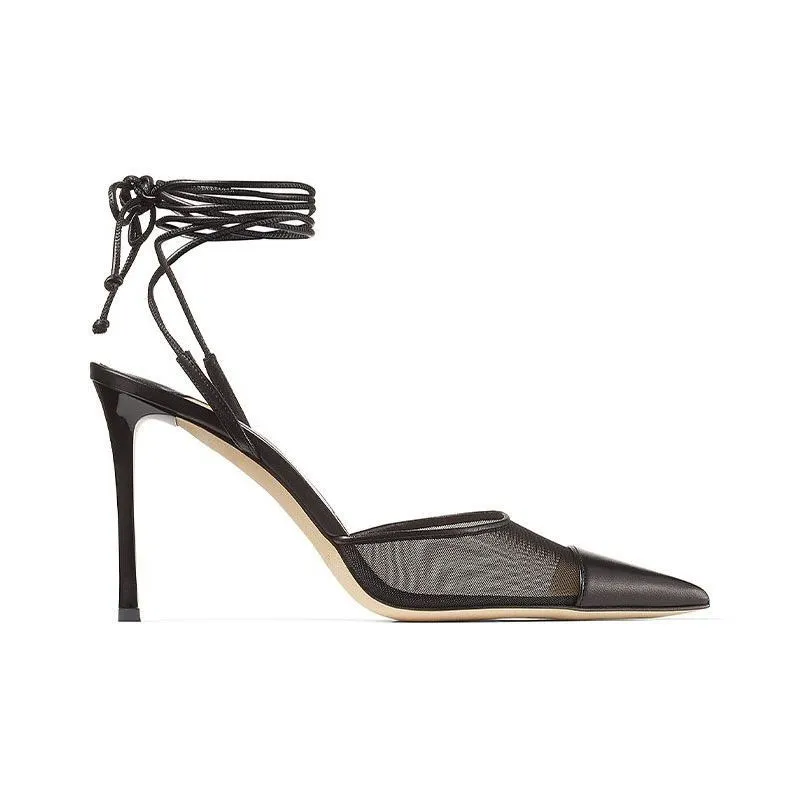 Jimmy Choo Farley 95 High Heels Women's Black-1