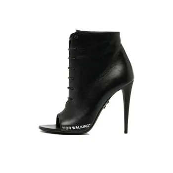 OFF-WHITE Ankle Boots 11cm Women's Black