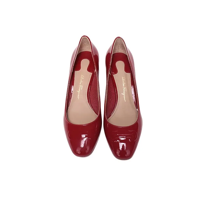 Ferragamo High Heels Women's Red-3