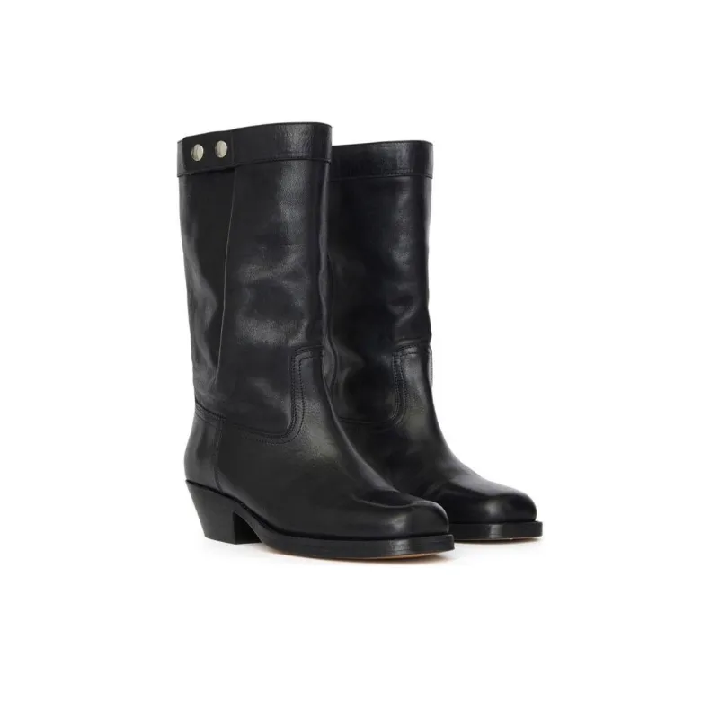 ISABEL MARANT Ankle Boots 4cm Women's Black-2