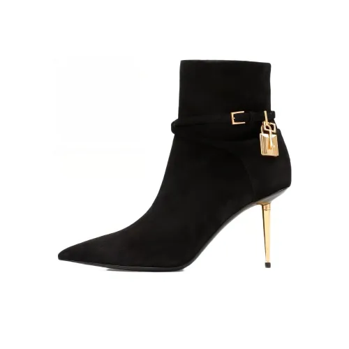 TOM FORD Ankle Boots 8cm Women's Black