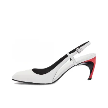 Alexander McQueen Armadillo Slingback Pump 'Ivory Lust Red' Women's