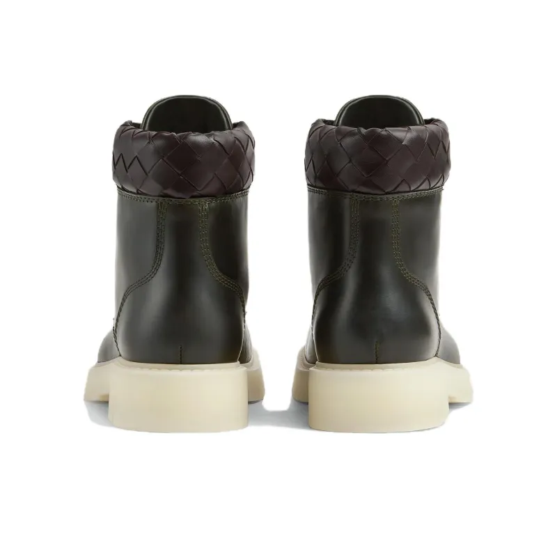 Bottega Veneta Haddock Lace Up Ankle Boots-4