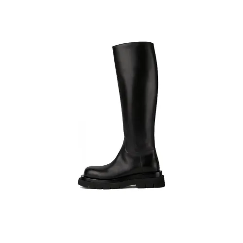 bottega Hoop Veneta bottega Hoop Venetta Knee High Lug Boot Black