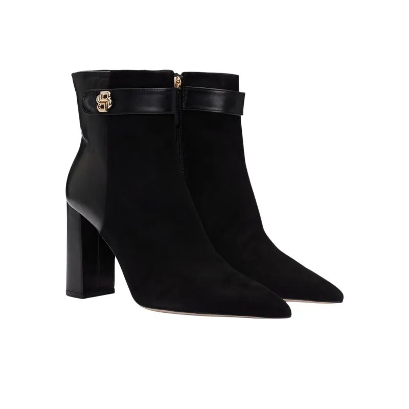 HUGO BOSS Ankle Boots 9cm Women's Black-2