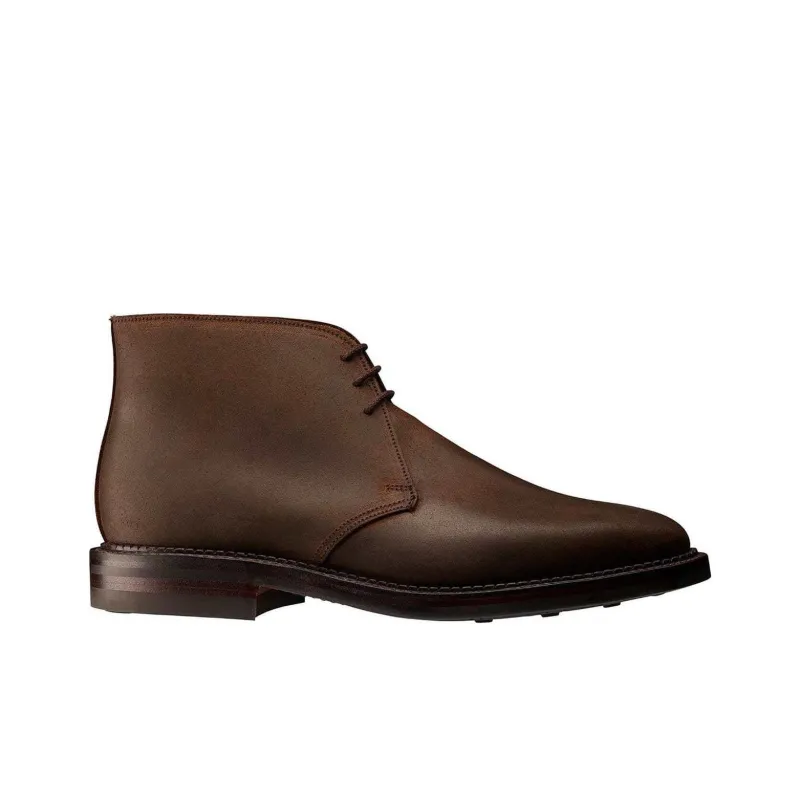 CROCKETT & JONES Molton Ankle Boots Men's Dark Brown-1