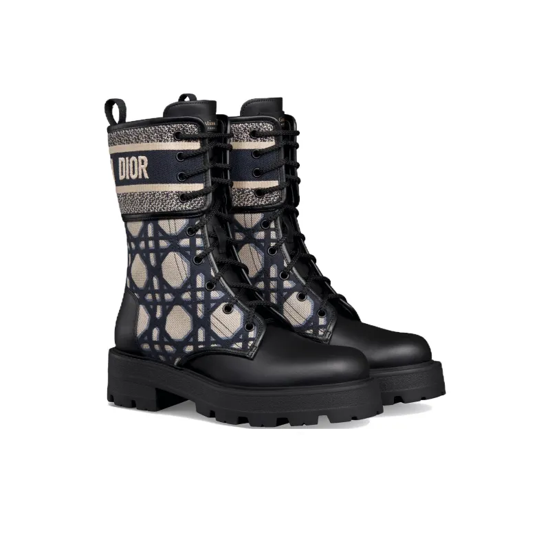 DIOR D Major Crew Martin Boot Women's Black Umber-2