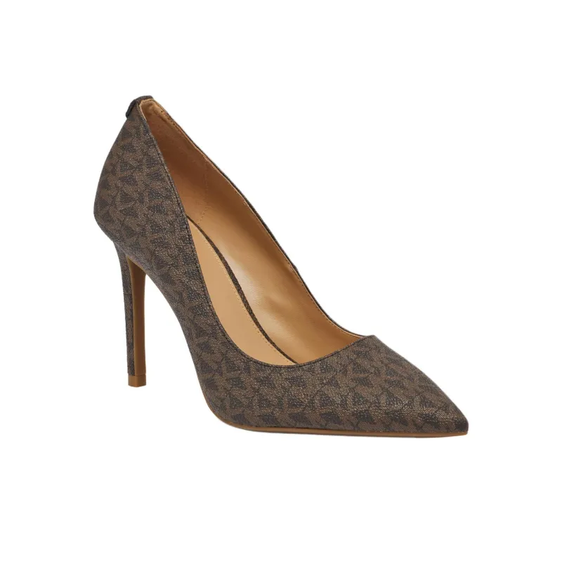 MICHAEL KORS Slim Heel High Heels 7.5cm Women's Umber-1