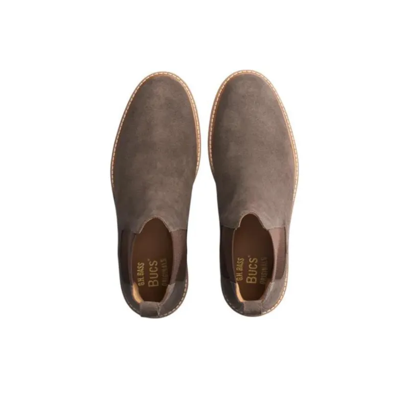 G.H. Bass & Co. Buck Ankle-Length Chelsea Boots Men's Light Brown-3